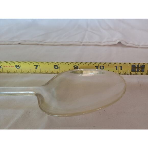 Vintage Lucite Serving Scoop with Ornate Silverplate Handle – Mid Century- VG - Picture 6 of 6